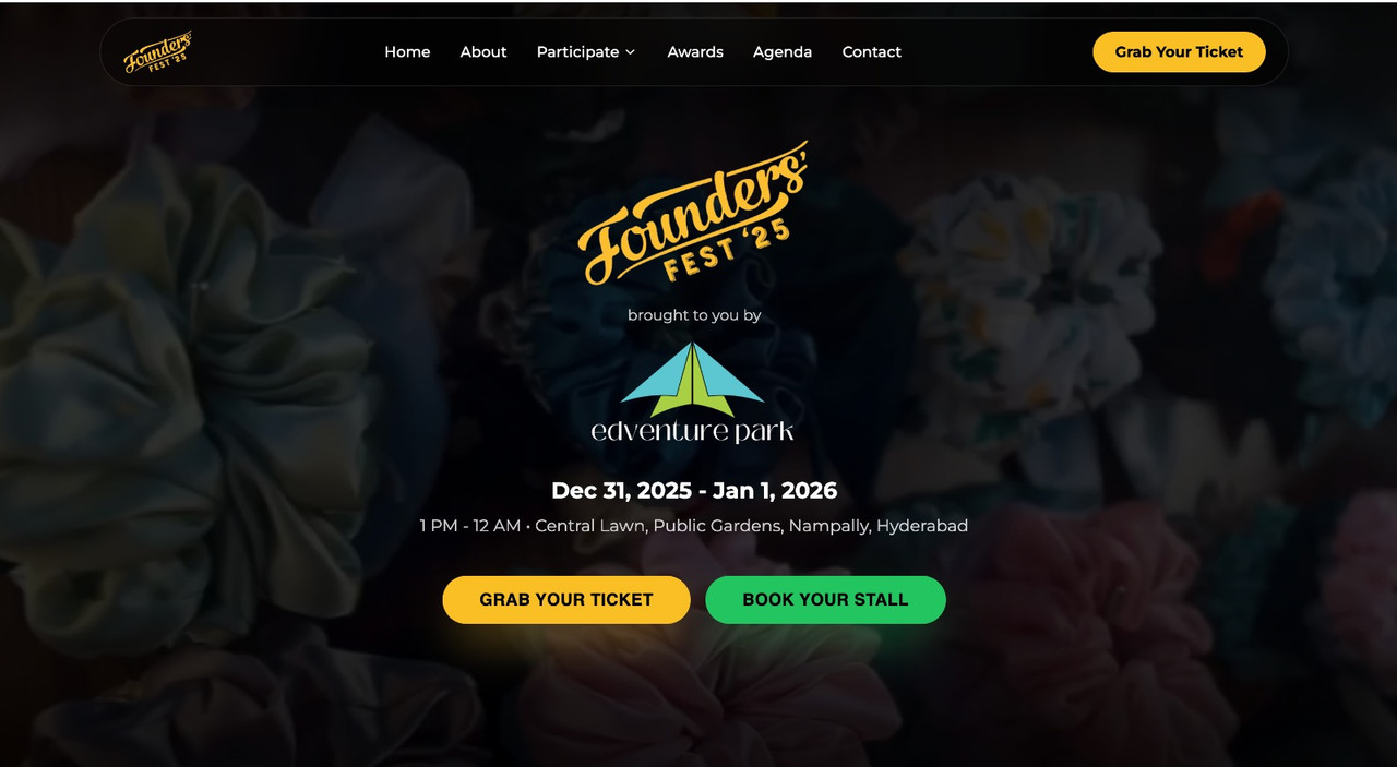 foundersfest.org screenshot